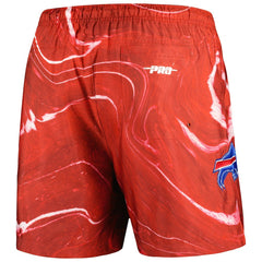 Buffalo Bills Pro Standard Allover Marble Print Shorts - Red discount