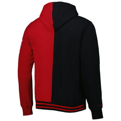 Miami Heat Hardwood Classics Split Pullover Hoodie - Black/Red sale