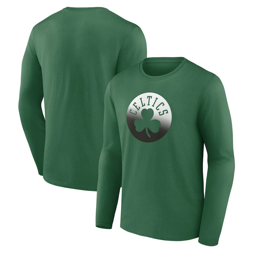 Boston Celtics Gradient Logo Long Sleeve T-Shirt - Kelly Green sale