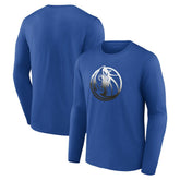 Dallas Mavericks Gradient Logo Long Sleeve T-Shirt sale - Blue outlet
