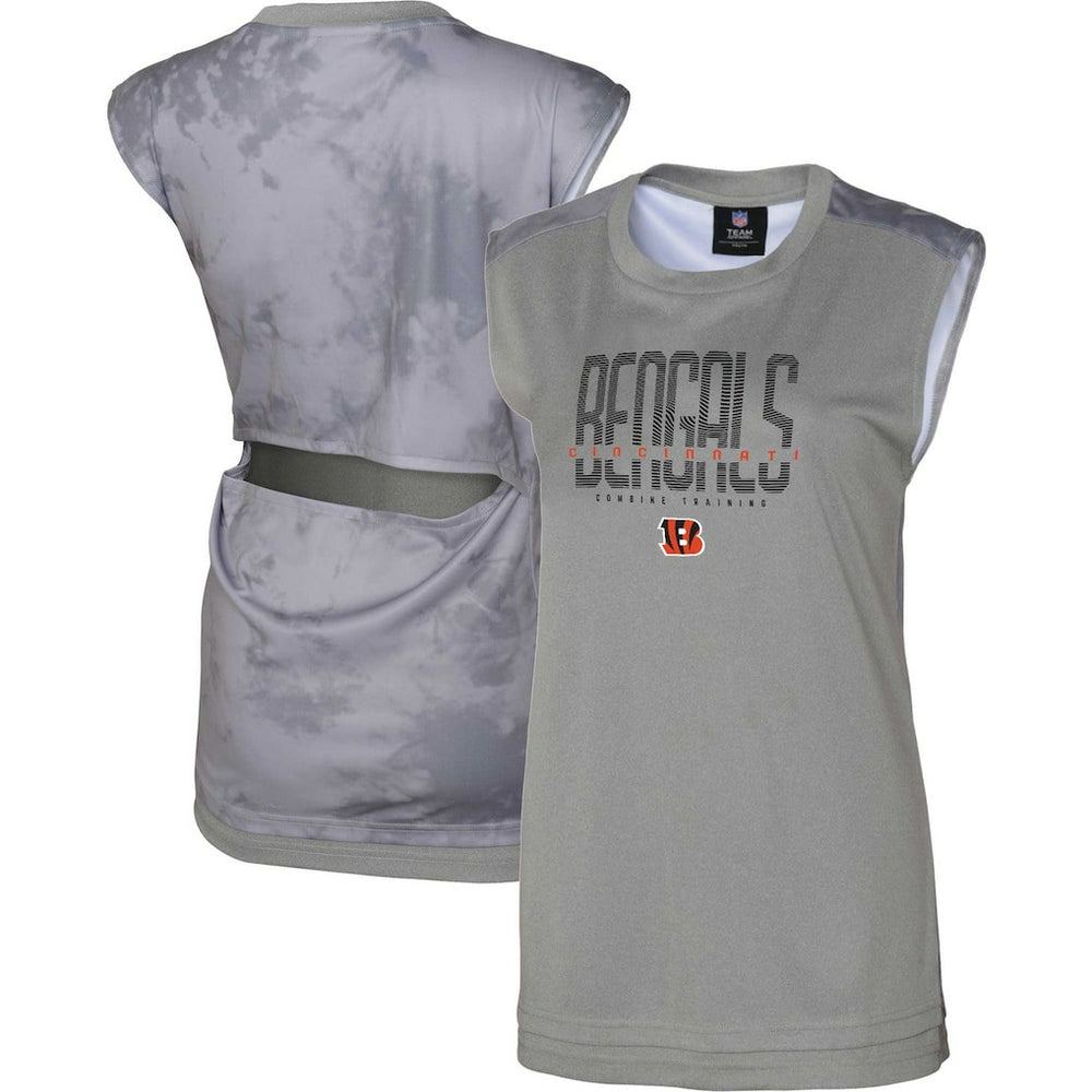 Cincinnati Bengals Women's No Sweat Tank Top - Gray cheap