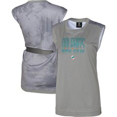 Miami Dolphins Women's No Sweat Tank Top - Gray online