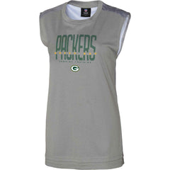 Green Bay Packers Women's No Sweat Tank Top - Gray discount