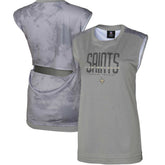 New Orleans Saints Women's No Sweat Tank Top - Gray outlet