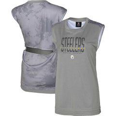 Pittsburgh Steelers Women's No Sweat Tank Top - Gray on sale