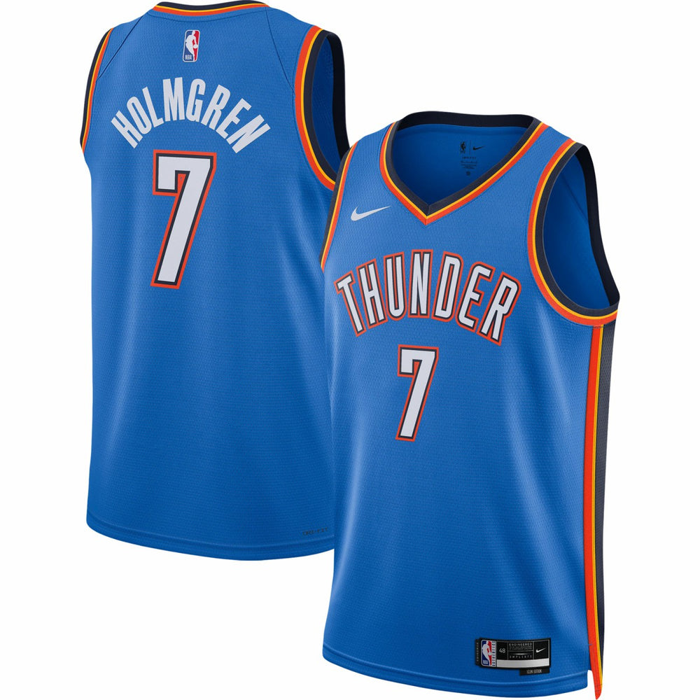 Chet Holmgren Oklahoma City Thunder Unisex 2022 NBA Draft First Round Pick Player Swingman Jersey - Icon Edition - Blue sale