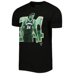 Giannis Antetokounmpo Milwaukee Bucks Stadium Essentials Unisex Player Skyline T-Shirt - Black outlet