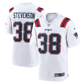 Rhamondre Stevenson New England Patriots Game Player Jersey - White for sale