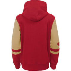 San Francisco 49ers Preschool Stadium Color Block Full-Zip Hoodie - Scarlet online