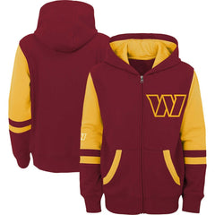 Washington Commanders Preschool Stadium Color Block Full-Zip Hoodie - Burgundy outlet