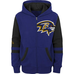 Baltimore Ravens Preschool Stadium Color Block Full-Zip Hoodie - Purple online