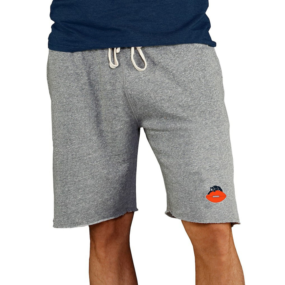 Chicago Bears Concepts Sport Throwback Logo Mainstream Terry Shorts - Gray outlet