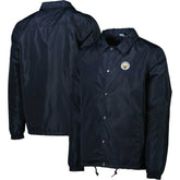 Manchester City Coaches Full-Snap Jacket - Navy discount