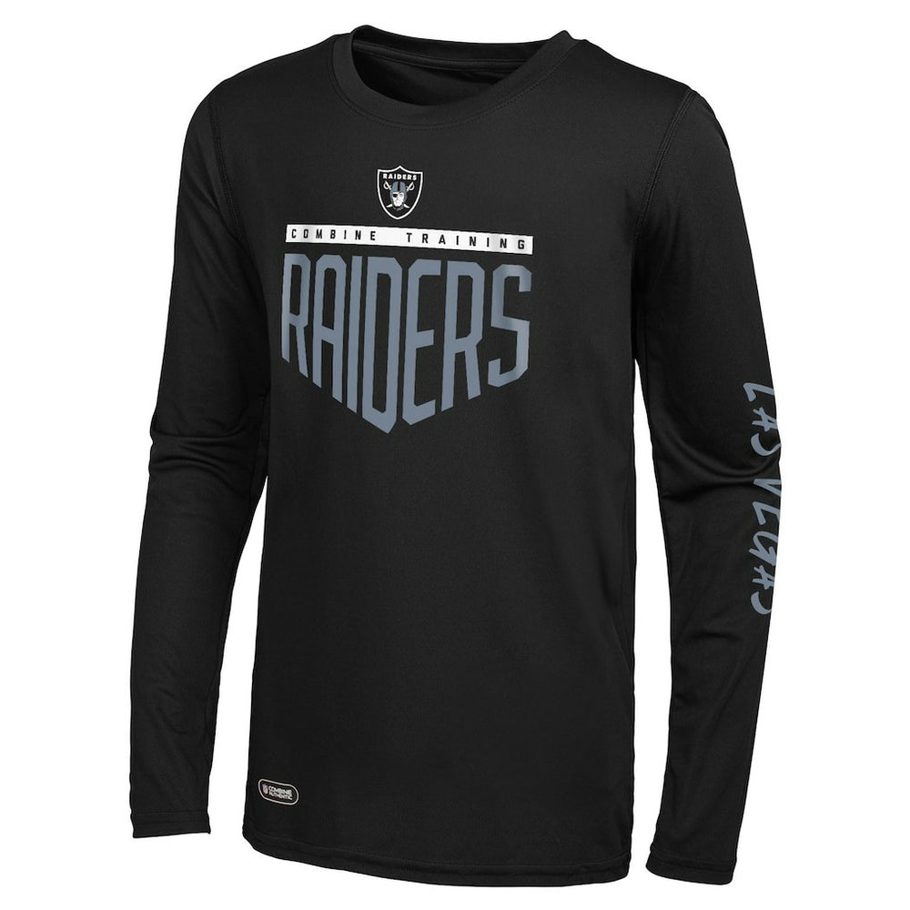 Las Vegas Raiders Impact Long Sleeve T-Shirt - Black cheap