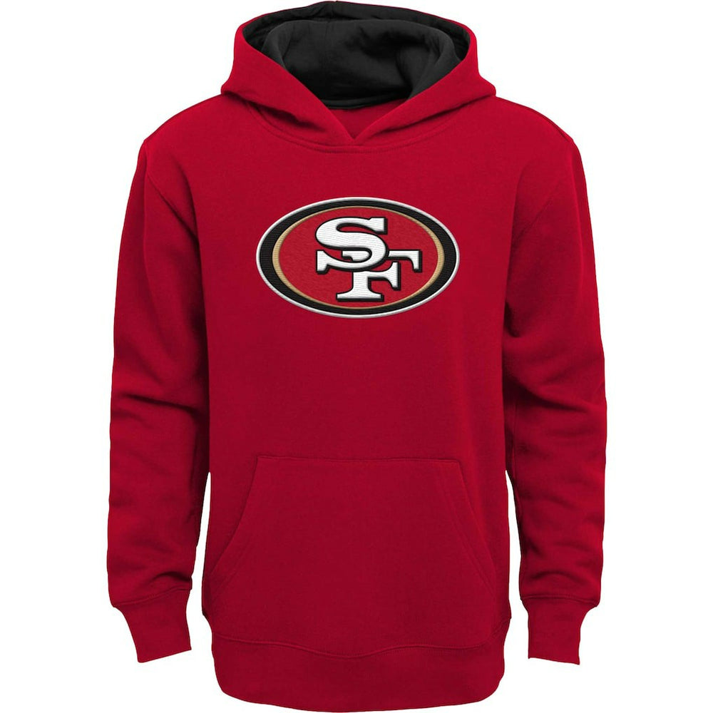 San Francisco 49ers Youth Prime Pullover Hoodie - Scarlet for sale