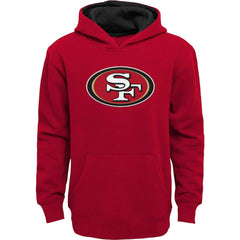 San Francisco 49ers Youth Prime Pullover Hoodie - Scarlet for sale