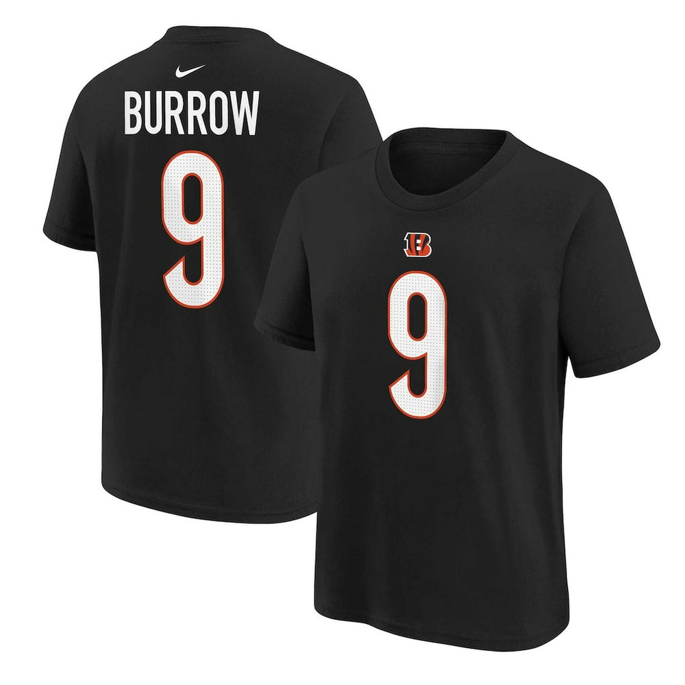 Joe Burrow Cincinnati Bengals Youth Player Name & Number T-Shirt - Black cheap