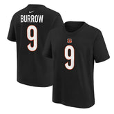 Joe Burrow Cincinnati Bengals Youth Player Name & Number T-Shirt - Black cheap