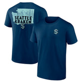 Seattle Kraken Territorial T-Shirt - Deep Sea Blue T-shirts