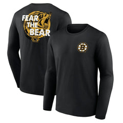 Boston Bruins Territorial Long Sleeve T-Shirt - Black T-shirts