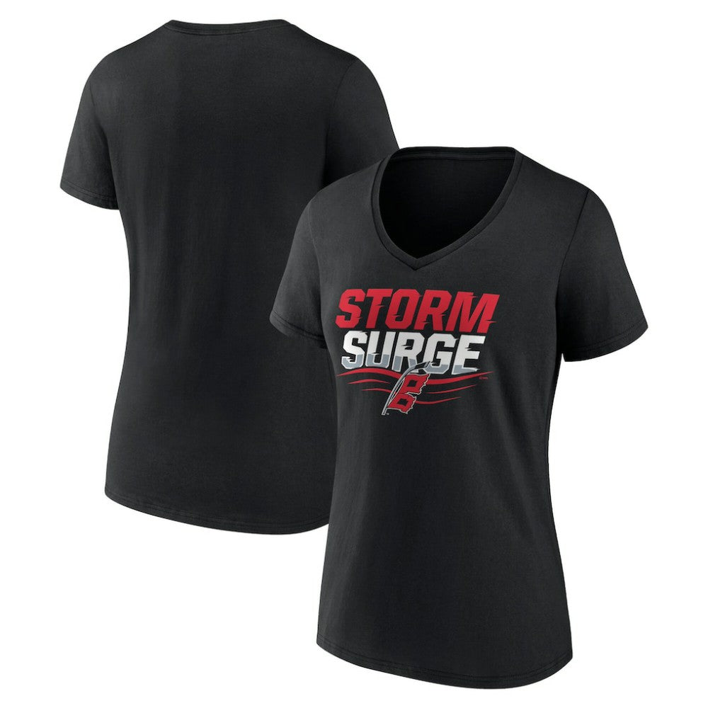 Carolina Hurricanes Women's Represent V-Neck T-Shirt - Black T-shirts