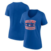 New York Rangers Women's Represent V-Neck T-Shirt - Blue T-shirts
