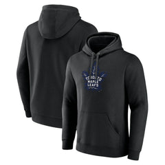 Toronto Maple Leafs Alternate Logo Pullover Hoodie - Black Hoodies