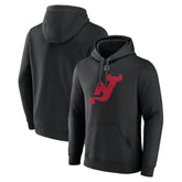 New Jersey Devils Alternate Logo Pullover Hoodie - Black Jerseys
