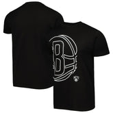 Brooklyn Nets Stadium Essentials Unisex Element Logo Pop T-Shirt - Black discount