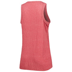 Los Angeles Angels Soft as a Grape Women's Tri-Blend Tank Top Red