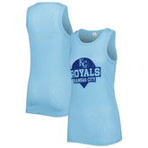 Kansas City Royals Soft as a Grape Women's Tri-Blend Tank Top Royal