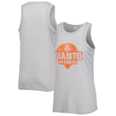 San Francisco Giants Soft as a Grape Women's Tri-Blend Tank Top Gray