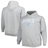 St. Louis Blues Fanatics Special Edition 2.0 Big & Tall Wordmark Pullover Hoodie - Heather Gray Hoodies