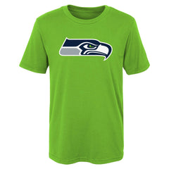 Seattle Seahawks Preschool Primary Logo T-Shirt - Neon Green sale