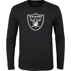 Las Vegas Raiders Youth Primary Logo Long Sleeve T-Shirt - Black online