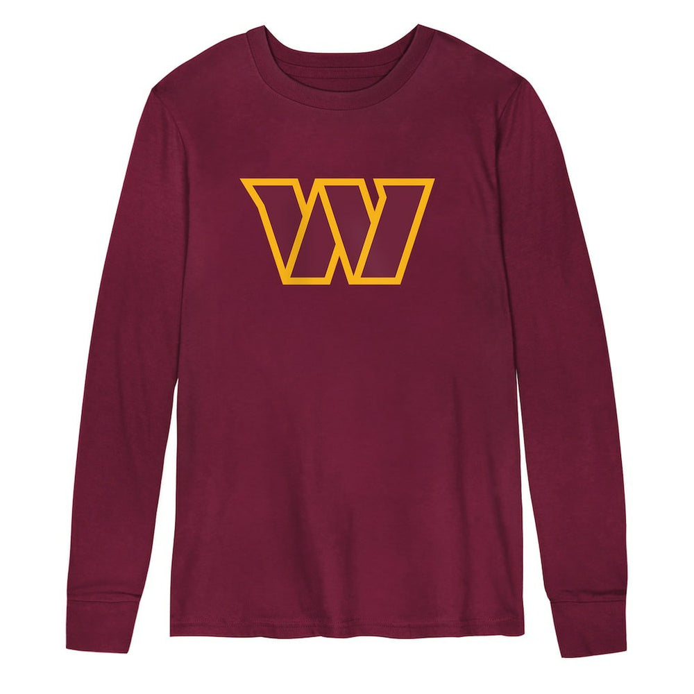 Washington Commanders Preschool Primary Logo Long Sleeve T-Shirt - Burgundy discount