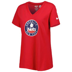 Brooklyn Nets Women's Local Performance V-Neck T-Shirt - Red shop