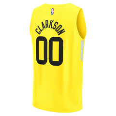 Jordan Clarkson Utah Jazz Fast Break Replica Jersey - Icon Edition - Yellow online