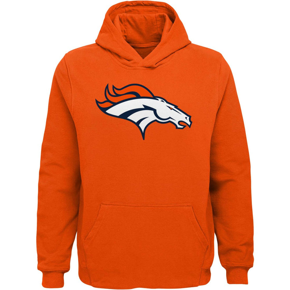 Denver Broncos Youth Team Logo Pullover Hoodie - Orange for sale