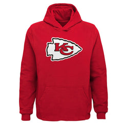 Kansas City Chiefs Youth Team Logo Pullover Hoodie - Red sale
