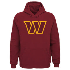 Washington Commanders Youth Team Logo Pullover Hoodie - Burgundy on sale