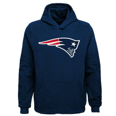 New England Patriots Youth Team Logo Pullover Hoodie - Navy cheap