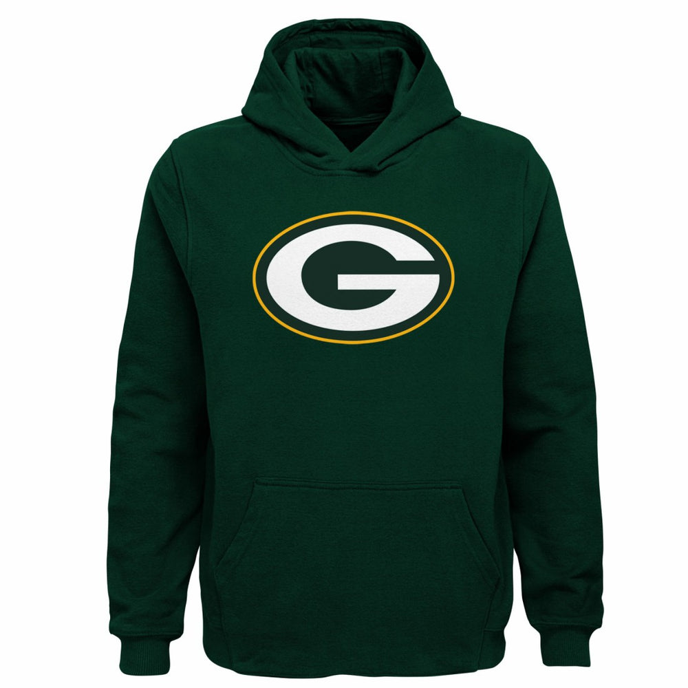 Green Bay Packers Youth Team Logo Pullover Hoodie - Green on sale