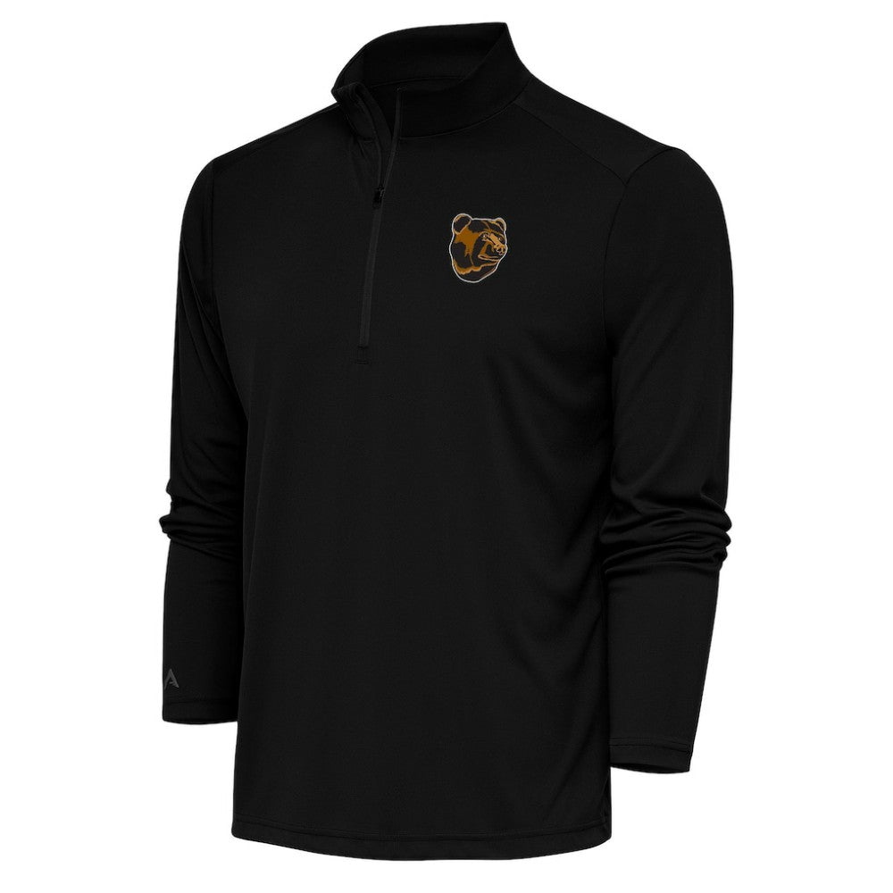Boston Bruins Antigua Special Edition 2.0 Tribute Quarter-Zip Pullover Top - Black Pullover