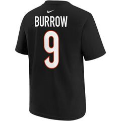 Joe Burrow Cincinnati Bengals Youth Player Name & Number T-Shirt - Black on sale