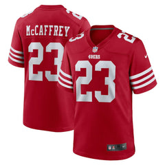 Christian McCaffrey San Francisco 49ers Game Player Jersey - Scarlet online