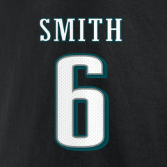 DeVonta Smith Philadelphia Eagles Icon Player Name & Number T-Shirt - Black online