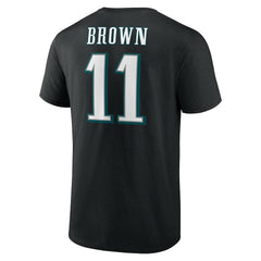 A.J. Brown Philadelphia Eagles Icon Player Name & Number T-Shirt - Black online