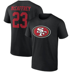 Christian McCaffrey San Francisco 49ers Icon Player Name & Number T-Shirt - Black online