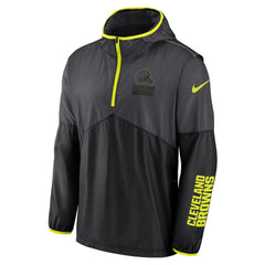 Cleveland Browns Volt Hoodie Half-Zip Jacket - Anthracite sale